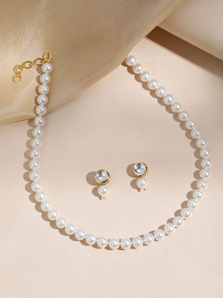 Gold Plated Beaded Jewellery Set